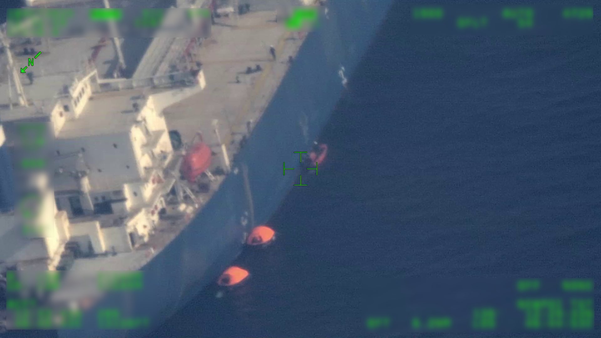 Search and rescue operation for MV Falcon crew