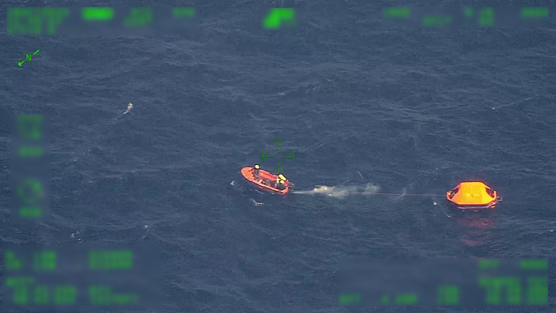 Search and rescue operation for MV Falcon crew